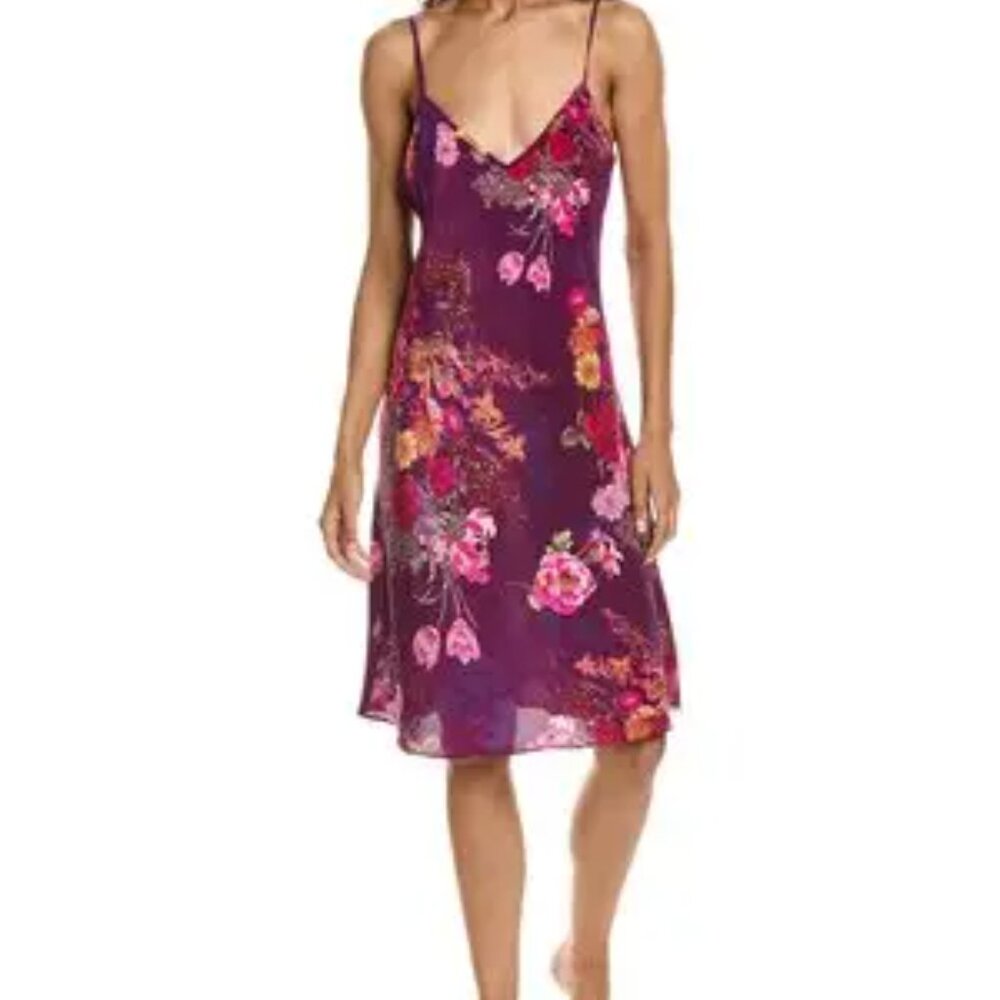 Johnny Was Caitlyn Slip Dress size Medium-NWT purple